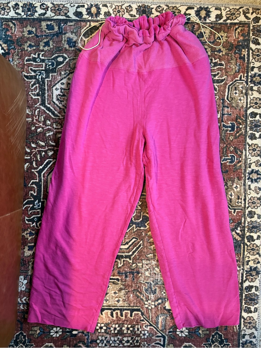 FP Movement by Free People Cropped Drawstring Pants — Hot Pink - Picture 2 of 6